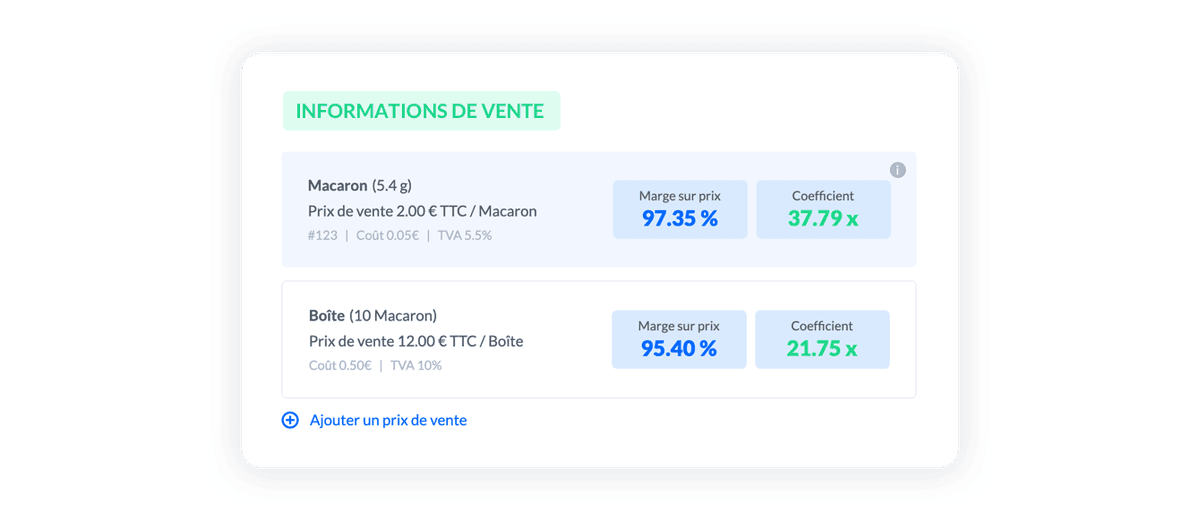 Fix Sale Price on Melba