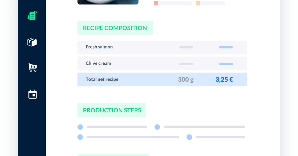 10 examples of kitchen data sheets | Melba