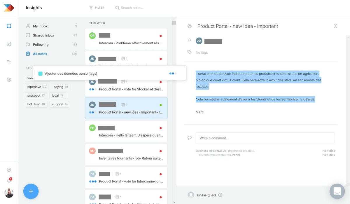 Lean: Assigning the requirement to a feature with Productboard 