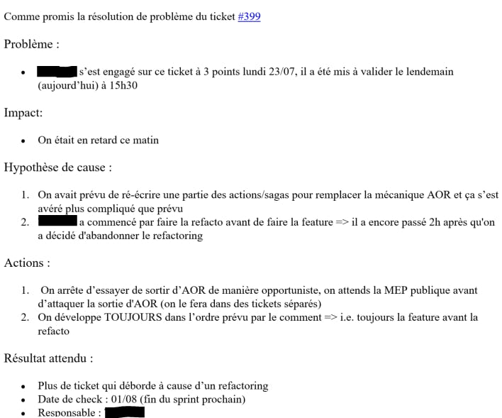 Scrum : résolution de problèmes