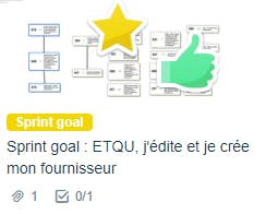 Scrum : Sprint goal atteint
