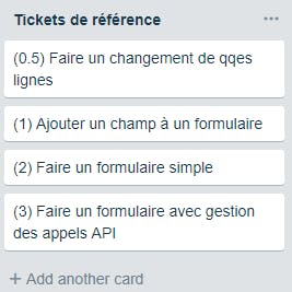 Scrum : les tickets de référence