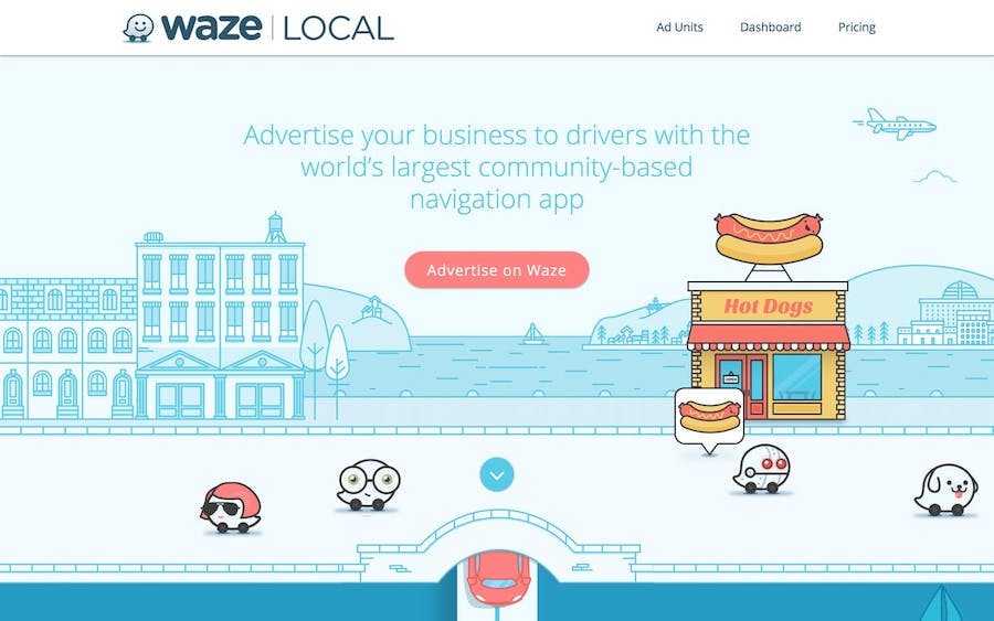 Waze local - attirer du trafic